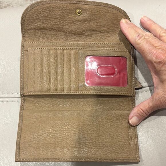 Dooney & Bourke Tan Leather Wallet - Picture 3 of 5